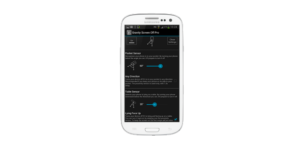 Gravity Screen: bloquea y desbloquea tu smartphone sin pulsar un botón | Funcionamiento Gravity Screen